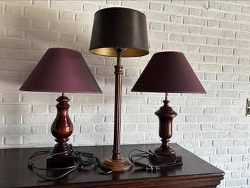 3 tafellampen en 1 staande lamp beschikbaar voor biedingen