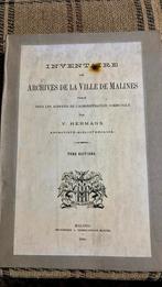 Mechelen Archief 1894 tweede deel, Antiquités & Art, Antiquités | Livres & Manuscrits, Enlèvement ou Envoi