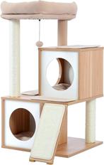 Houten krabpaal | kattenhuis | kattentoren | sisalpalen