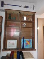 Vitrine d'exposition murale avec étagères en bois, Maison & Meubles, Avec porte(s), Moins de 25 cm, Comme neuf, Verre
