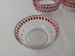 Schaaltjes 6 x glas, Ophalen, Gebruikt, Glas