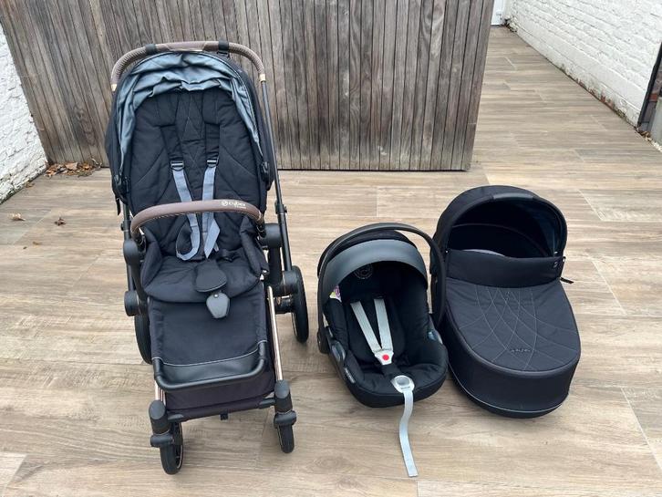 Cybex kinderwagen priam rosegold, Kinderen en Baby's, Kinderwagens en Combinaties, Gebruikt, Kinderwagen, Overige merken, Luchtbanden