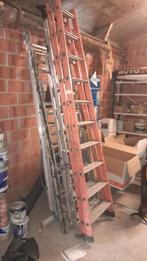 Ladders, Doe-het-zelf en Bouw, Ladders en Trappen, Ophalen, Gebruikt, Ladder, Opvouwbaar of Inschuifbaar