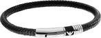 Emporio Armani Herenarmband, van leer of roestvrij staal New, Ophalen, Nieuw, Leer