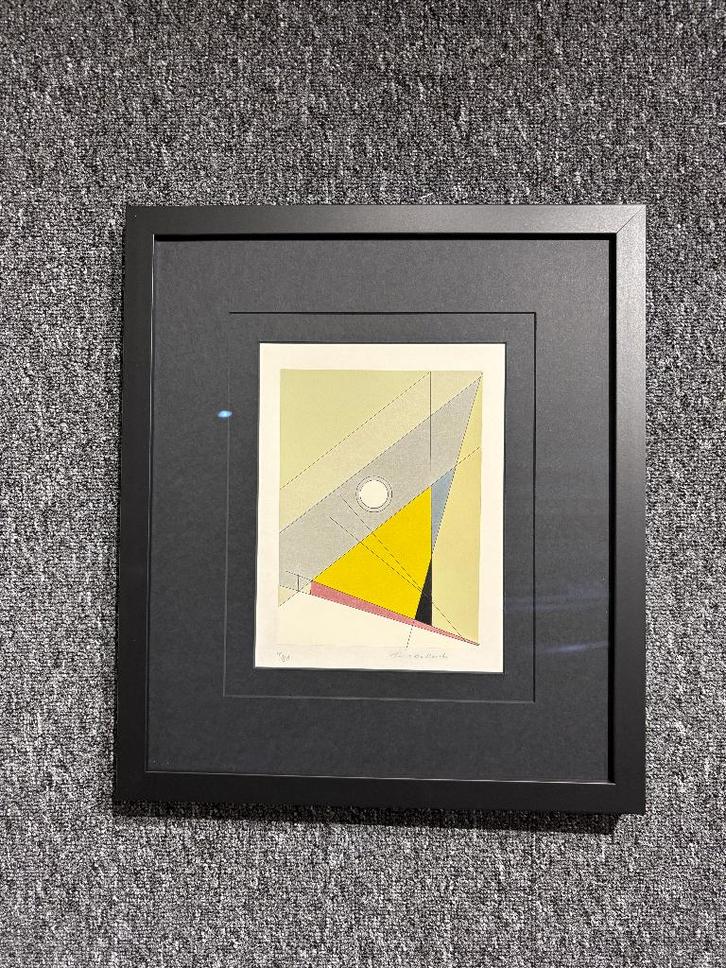 Félix DE BOECK - Geometrische abstractie, Antiek en Kunst, Kunst | Schilderijen | Abstract, Ophalen