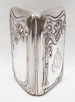 Art Nouveau Sigarettendoos Zilver., Antiek en Kunst, Ophalen of Verzenden, Zilver