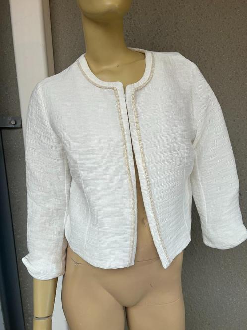 lola liza 40, Vêtements | Femmes, Vestes & Costumes, Comme neuf, Manteau, Taille 38/40 (M), Blanc, Enlèvement ou Envoi