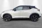 Nissan Juke 1.0 DIG-T 114 DCT N-Design Interior white, Auto's, Stof, Wit, 5 zetels, 5 deurs
