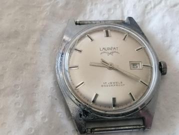 Vintage mechanisch herenhorloge lauréat  beschikbaar voor biedingen