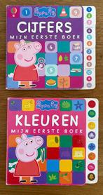 Twee zeldzame Leerboekjes van Peppa Pig Cijfers en Kleuren, Gelezen, Non-fictie, Jongen of Meisje, Ophalen of Verzenden