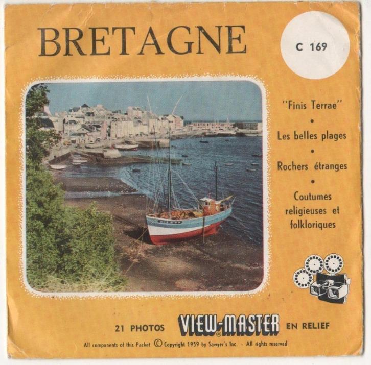 View-master Bretagne C 169 zie foto's, Antiek en Kunst, Antiek | Speelgoed, Ophalen of Verzenden