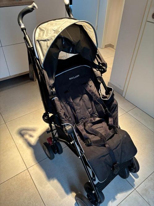Poussette Maclaren Techno XT, Kinderen en Baby's, Buggy's, Gebruikt, Maclaren, Regenhoes, Verstelbare rugleuning, Ophalen