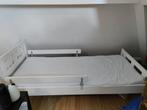 Ikea peuterbed met lattenbodem en matras, wit, 70x160 cm, Kinderen en Baby's, Kinderkamer | Bedden, Ophalen, Gebruikt, Matras