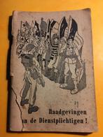 boekje 1955 raadgevingen aan de dienstplichtigen, Ophalen of Verzenden, Overige soorten, Boek of Tijdschrift