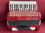 Compacte duitse Hohner Concerto III accordeon . 72 bas ., Muziek en Instrumenten, Gebruikt, 72-bas, Hohner, Met riemen
