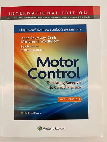Motor control: translating research into clinical practice beschikbaar voor biedingen