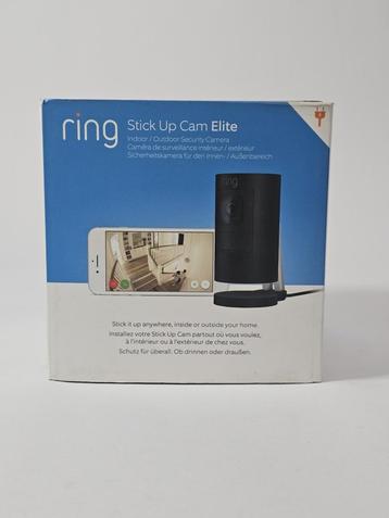 Ring Stick Up Cam Elite Wired Zwart beschikbaar voor biedingen