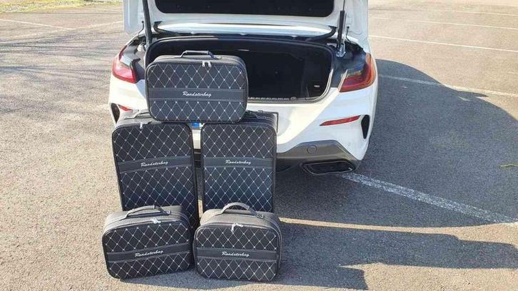 Roadsterbag lederen kofferset/koffer voor BMW 8-Serie Cabrio, Auto diversen, Auto-accessoires, Nieuw, Verzenden