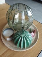 Schaal met decoratie erop, Ophalen, Schaal, Rond, Zo goed als nieuw