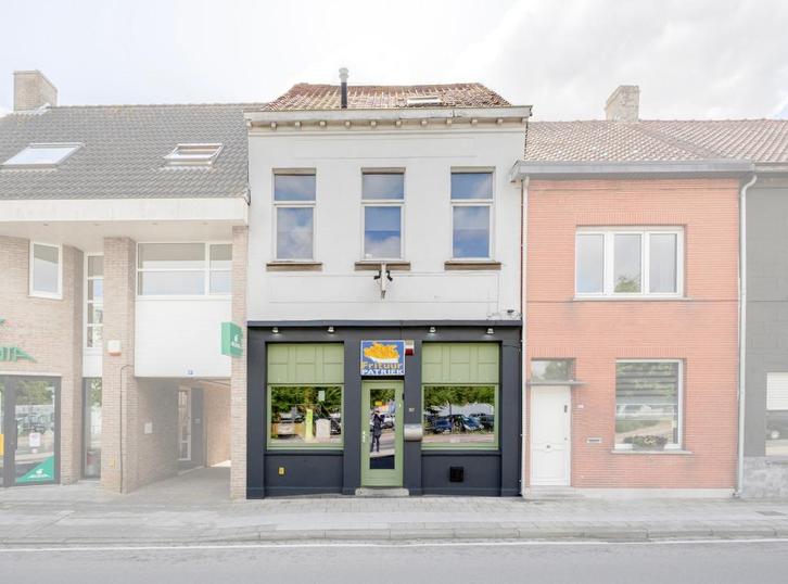 Centraal gelegen HANDELSPAND met privé WOONST erboven, Immo, Huizen en Appartementen te koop, Brugge, 200 tot 500 m², Tussenwoning