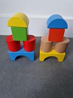 50 houten speel blokjes, Kinderen en Baby's, Speelgoed | Houten speelgoed, Ophalen, Zo goed als nieuw, Overige typen