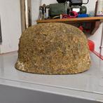 (n 2) getroffen Duitse parahelm, Ophalen of Verzenden