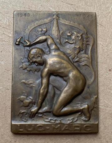 Medaille, Penning, LUC-MARC Verzetsgroep 1940-1945, Zg