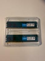 Crucial DDR4 - 2666 MHz Ram sticks, Computers en Software, RAM geheugen, Ophalen, DDR4, Zo goed als nieuw, Desktop