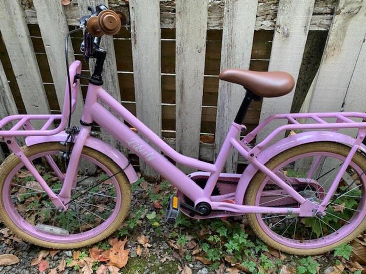 meisjes fiets, Fietsen en Brommers, Fietsen | Meisjes, Zo goed als nieuw, 18 inch, Ophalen