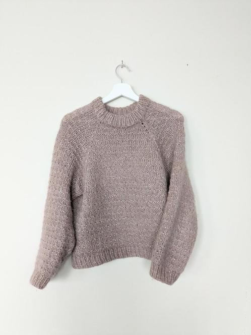 Handgebreide trui, oudroze, Kleding | Dames, Truien en Vesten, Gedragen, Maat 38/40 (M), Roze, Ophalen of Verzenden