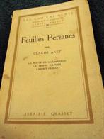Feuilles persanes Livre ancien 1924 Claude Anet Numéro 1204, Antiek en Kunst, Antiek | Boeken en Manuscripten, Verzenden, Anet