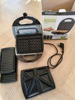 Silvercrest - 3 in 1 - wafelijzer - croque monsieur, Elektronische apparatuur, Wafelijzers, Ophalen, Zo goed als nieuw