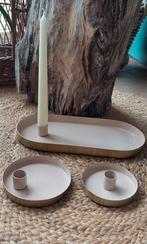 Ensemble plateaux chandeliers neufs, Maison & Meubles, Enlèvement ou Envoi