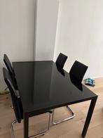 Table de salle à manger avec chaises, Ophalen, Zo goed als nieuw