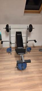 Opklapbare Bench press halterbank met curl en butterfly, Enlèvement ou Envoi, Utilisé