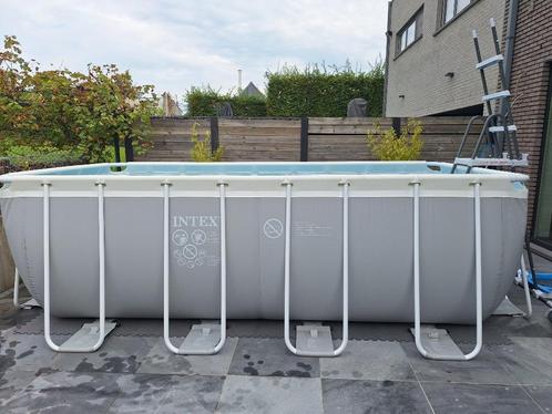 Intex zwembad, Tuin en Terras, Zwembaden, Zo goed als nieuw, Opzetzwembad, 120 cm of meer, 200 tot 400 cm, 200 tot 300 cm, Rechthoekig
