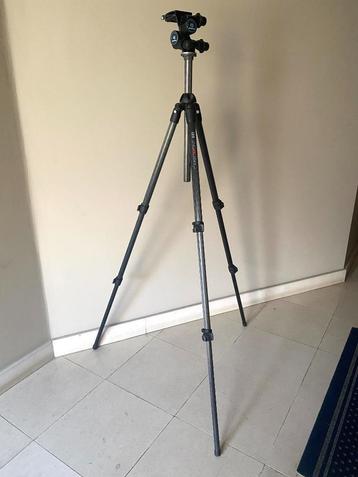 Manfrotto carbonstatief met geared head beschikbaar voor biedingen