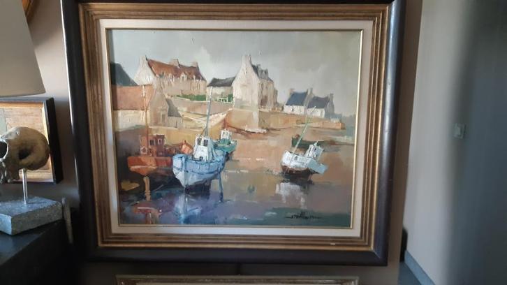 Jean-Pierre Le Bras , geboren op5 februari 193, Antiek en Kunst, Kunst | Schilderijen | Klassiek, Ophalen of Verzenden