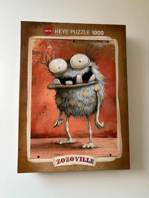 Puzzel Heye Zozoville - 1000 stukken, Hobby & Loisirs créatifs, Sport cérébral & Puzzles, Utilisé, Puzzle, 500 à 1500 pièces, Enlèvement
