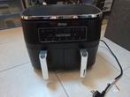 Airfryer Ninja Foodi Dual Zone Zwart, Ophalen of Verzenden, Zo goed als nieuw, Airfryer