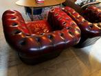 2 mooie chesterfield fauteuils, Huis en Inrichting, Fauteuils, Ophalen, Gebruikt, Chesterfield, 100 tot 125 cm