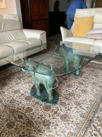 Salontafel, Ophalen, Gebruikt, Glas, Minder dan 50 cm