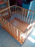 Parc pour enfant en bois avec matelas, Kinderen en Baby's, Babyparken, Ophalen, Gebruikt, Rechthoekig, Boxkleed