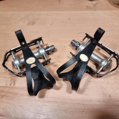 Campagnolo pedalen, Fietsen en Brommers, Fietsonderdelen, Gebruikt, Racefiets, Crankstel of Pedalen, Ophalen of Verzenden
