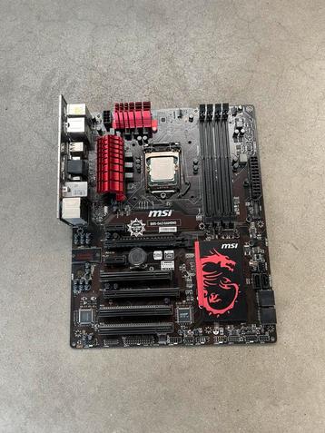 Msi moederbord B85-G43 gaming + i7 4790 beschikbaar voor biedingen