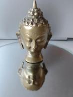 Superbe bronze Thaïlande vintage. Tête déesse. 10 HT. 315 gr, Antiquités & Art, Bronze, Enlèvement ou Envoi