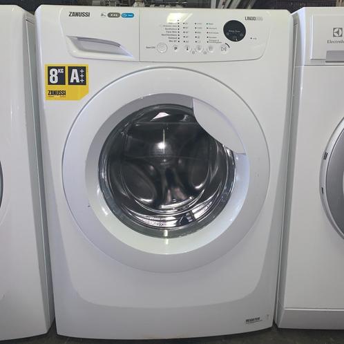 Wasmachine 8kg Zanussi, Electroménager, Lave-linge, Comme neuf, Chargeur frontal, 8 à 10 kg, 85 à 90 cm, 1200 à 1600 tours, Classe énergétique A ou plus économe