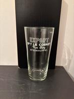 Oud bierglas Export Brie Le Export Van Roy Steenhuffel 33cl, Enlèvement ou Envoi, Comme neuf, Verre ou Verres, Autres marques