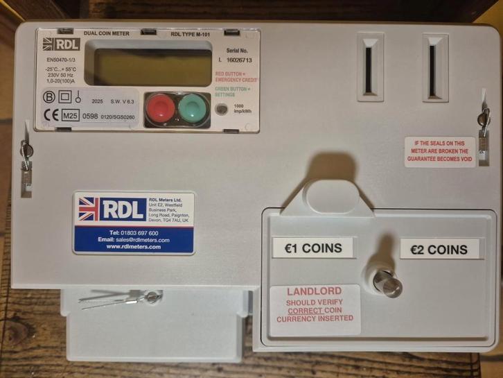 Monnayeur à pièce 1€/2€ - Pour lave-linge, air-co, sauna..., Articles professionnels, Horeca | Autre, Enlèvement ou Envoi