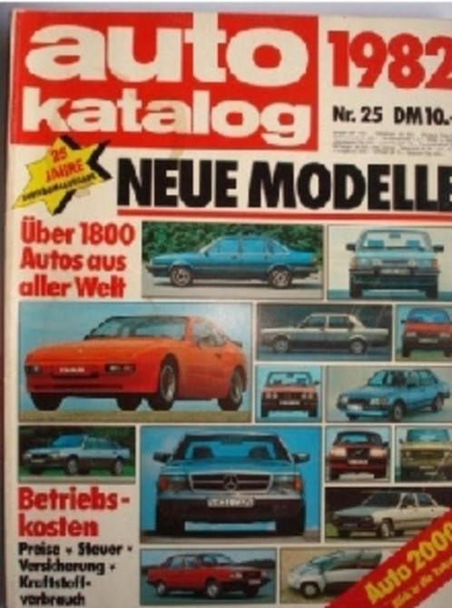 Auto Motor und Sport Autokatalog Modelljahr 1982 1800 Autos, Livres, Autos | Brochures & Magazines, Utilisé, Général, Envoi